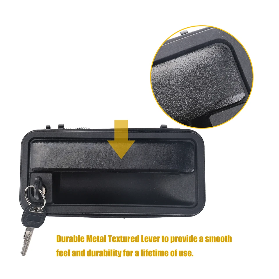 Manijas de puerta delanteras exteriores e interiores con cilindro de bloqueo para Chevrolet GMC C/K1500 Foto 3 de 4