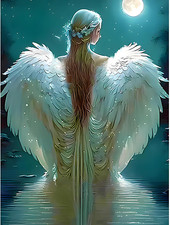 Angel Diamond Painting Kits for Adults - Angel 5D Diamond Dots Paintings for Beg