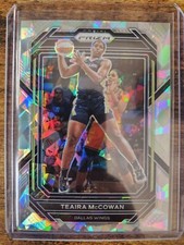 2023 Panini WNBA Prizm Teaira McCowan Cracked Ice Prizm #52 Dallas Wings