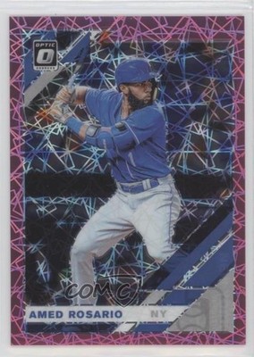 2019 Panini Donruss Optic Pink Velocity Prizm 42/199 Amed Rosario #155 1u6
