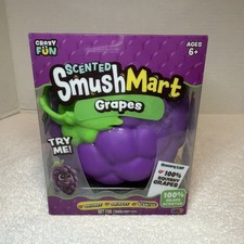 Scented Smush Mart GRAPES VIRAL 6" Jumbo Squishy by Crazy Fun New