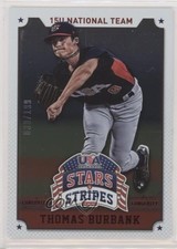 2015 Panini Stars and Stripes Longevity Parallel Ruby 30/199 Thomas Burbank fm0