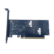 PCI Express 4.0 X16 to SlimSAS SFF-8654 8i Converter Riser Cables