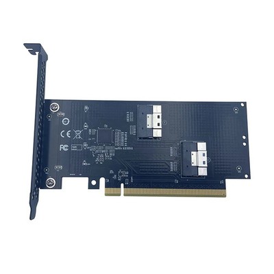 PCI Express 4.0 X16 to SlimSAS SFF-8654 8i Converter Riser Cables