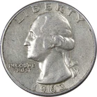 1963 Washington Quarter Circulated Silver 25c Coin Collectible