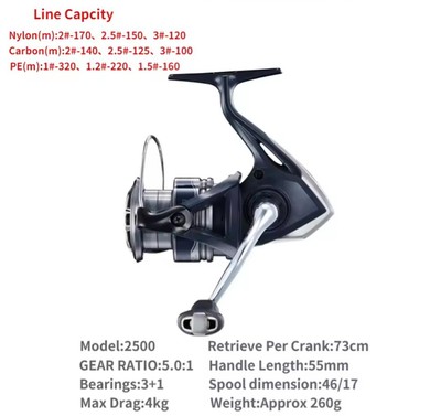 SHIMANO CATANA 2500 Reel 2022 New No Box.
