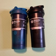 Set of 2 Blender Bottle Classic 28oz Shaker Mix Cup With Loop Top - New