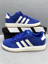 Adidas Grand Court 00s K Size 4 Blue White Retro Sneakers JP5894 Kids Athletic