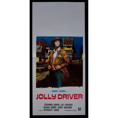Plakat Jolly Driver Taxi Barry Evans Liz Fraser Diana Dors Long B79
