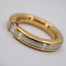NIESSING SPANNRING IN 750/-GOLD BRILLANT ca.0,45ct F/VSI RW:57