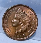 1907 Brown Indian Head Cent Full Luster Uncirculated