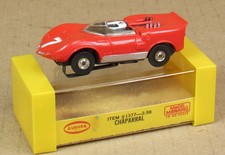 Aurora 1377 7 Red Chaparral w/Thunderjet HO Slot Car