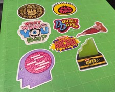 90's Nick / Nickelodeon Set of 8 Stickers
