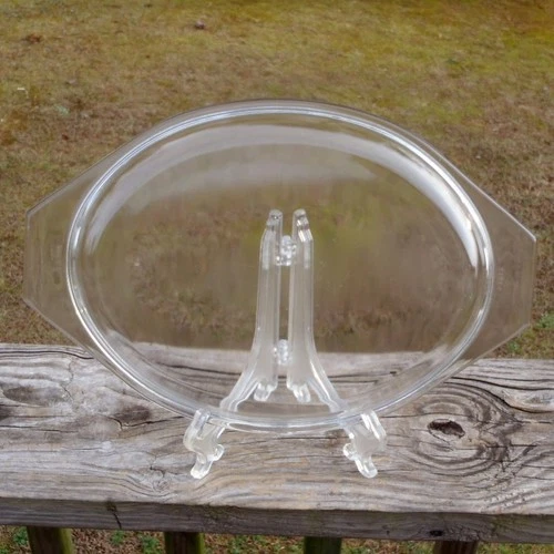 Vintage PYREX 945C Oval Clear Glass Casserole Dish Replacement LID ONLY 1940s VG