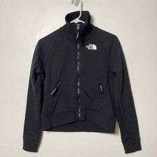 The North Face Womens Full Zip Solid Black Jacket Size S/P