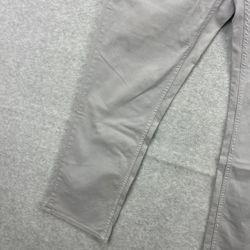 Pantalones Robert Graham Hombre 36x30 Gris Clásico Yates Elastizados Preppy Negocios Informales Foto 4 de 4