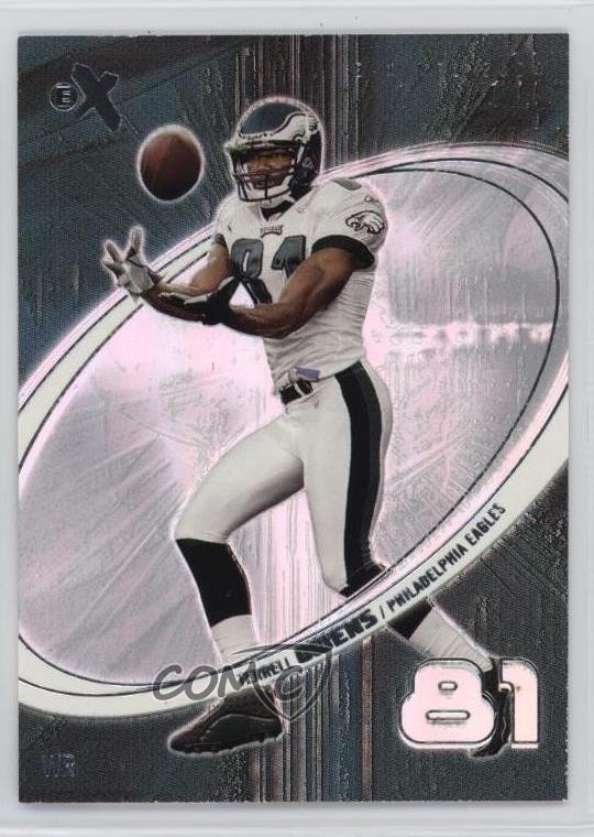 2004 Fleer E-X Terrell Owens #35 HOF 0q3