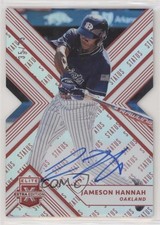 2018 Panini Elite Extra Edition Status Red Die-Cut 35/75 Jameson Hannah Auto 0w7
