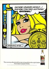 Vintage 1971 Advert for 'COSSACK' Vodka (2) Original Pop Art Cartoon Print Ad