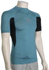 Rip Curl Wave SS Rash Guard - Blue Marle - New