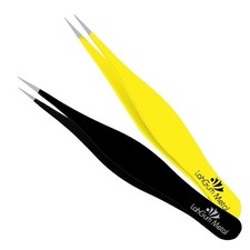Super Sharp Pointed Tweezers Precision Fine Point Tip Ingrown Hair Removal Ki...