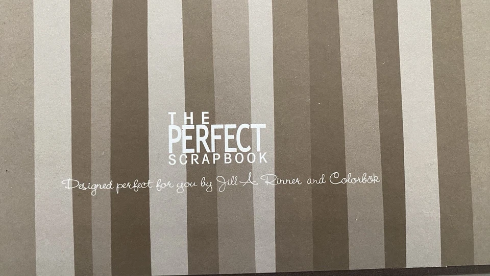 Colorbok The Perfect Scrapbook Post encuadernado tela marrón 12x12  Foto 2 de 4