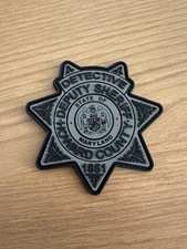 Howard County Sheriff&rsquo;s Office MD - PVC Detective Rank Badge Patch (Green)
