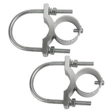 Pack of 2 Antenna Pole Mount Clamp,Mast Mount Bracket,Pole to Pole Clamp,Heavy