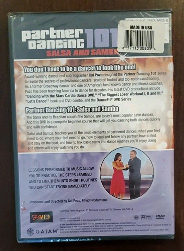 Partner Dancing 101 - Salsa and Samba (DVD 2008 GAIAM) Cal Pozo Brand ...