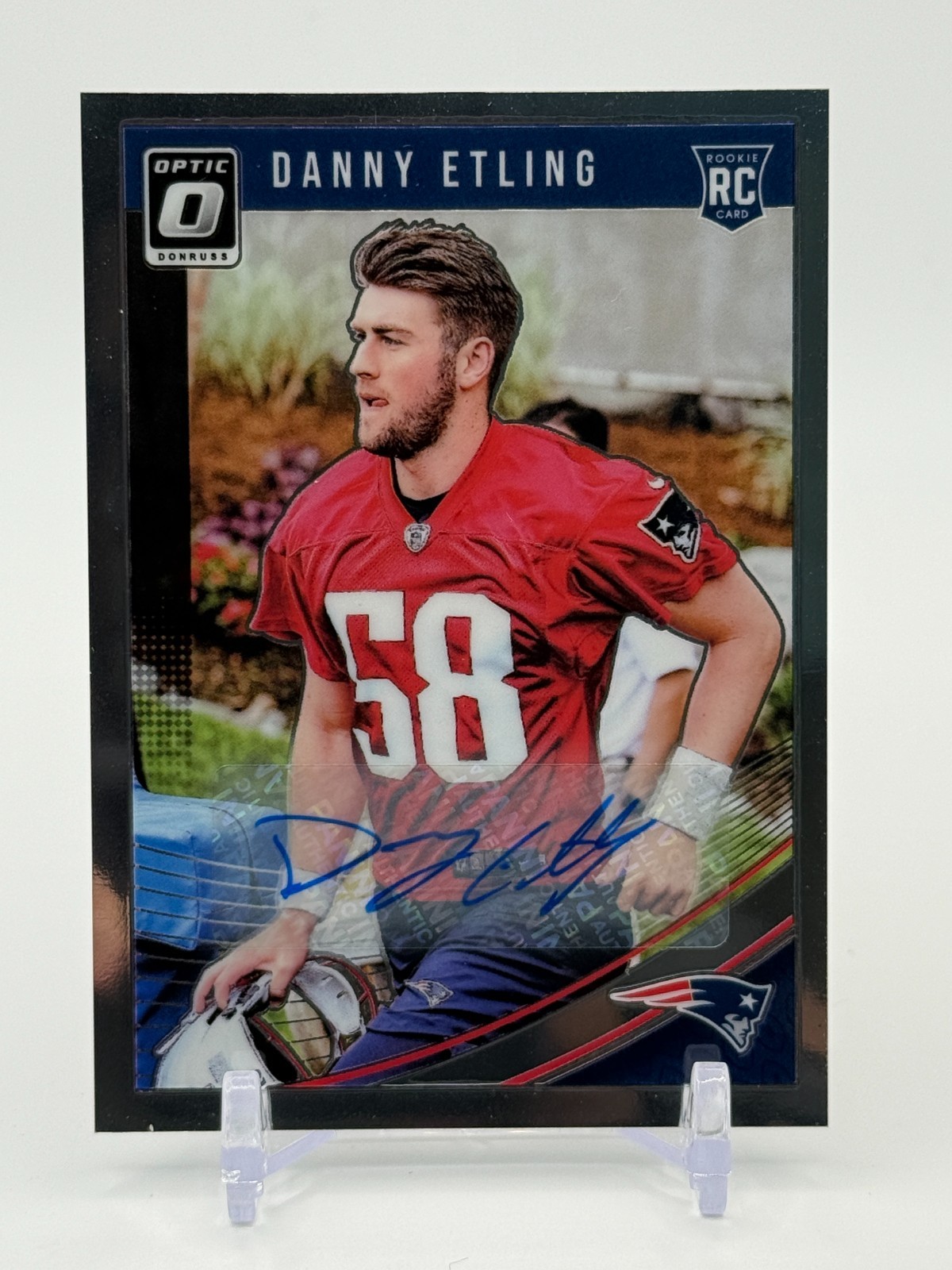 Danny Etling Panini Donruss Optic #139 Autograph