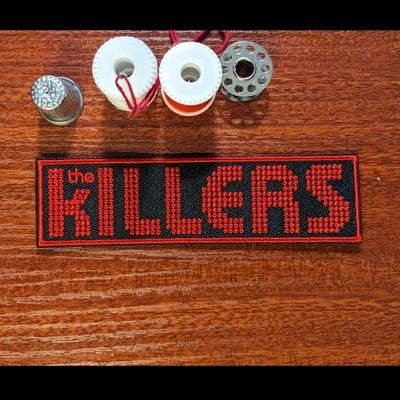 The Killers Band Patch 2000s Alt Rock Pop Post Punk Embroidered Iron On 1.5x5'' 