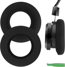 Geekria Comfort Foam Replacement Ear Pads Compatible with GRADO SR125, Black