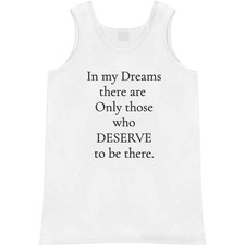 'Motivational Text' Adult Vest / Tank Top AV049961 