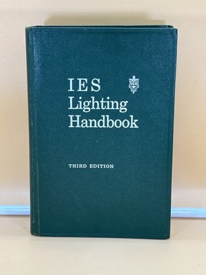 IESNA Lighting Handbook Ref & App 10th Ed HB-10-11. Electricity. Green cover.