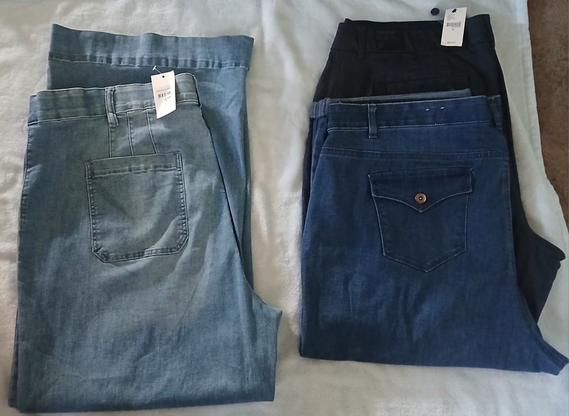 Women's Plus Size Jeans Size 24 NWT (3 Pairs)