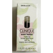 New Clinique Even Better Makeup SPF 15 - CN 52 Neutral MF  1 oz / 30 ml