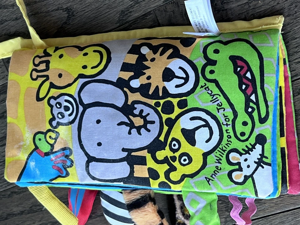 Libro de la selva de animales de peluche para bebés con lindas colas de animales Foto 4 de 4