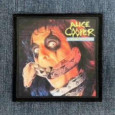 Alice Cooper Constrictor Sublimated Printed Patch | Hard Rock Heavy Metal Band