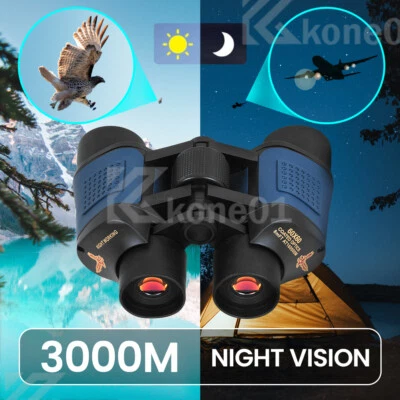 ACELECTRONIC 60x60 HD Fernglas Feldstecher Nachtsicht Fernrohr Binoculars Ferngläser Zoom DHL