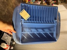 Image of *NEW* Fold Up Dish Drainer With Tray In Blue