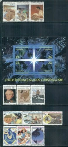 Cats Decimal Cocos Islander Stamps