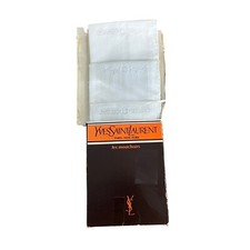 Vintage Yves Saint Laurent YSL Handkerchiefs Ivory