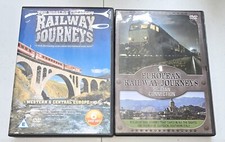 2x Railway Journeys DVDS World's Greatest & Europe (Sicilian) VGC