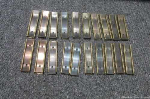 20 MAUSER RIFLE AMMO STRIPPER CLIPS-HOLDS 5 ROUNDS EACH-NICE CONDITION