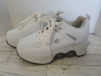 Women's Retractable & Pop-Out Roller Skates Deformation Skate Sneaker 