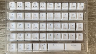 rk61 white keycaps