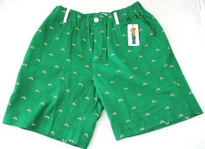 Tipsy Elves Men's Shorts Green St. Patricks Day Rainbows Size 2XL NWT