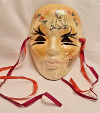 7.5" Mardi Gras Mask hand painted and hand signed