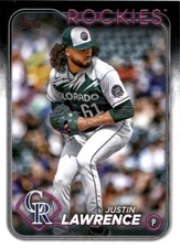 2024 Topps Series One #259 Justin Lawrence Colorado Rockies MLB Baseball Card