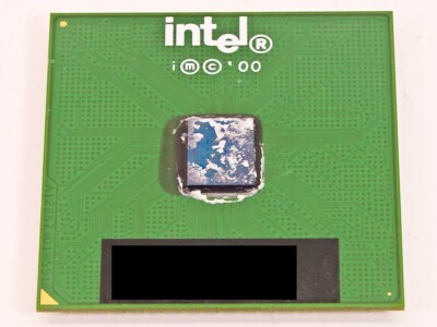 Processeur CPU Intel Pentium III SL4CD 800/256/133/1,7v 370 Broches Skt Ok